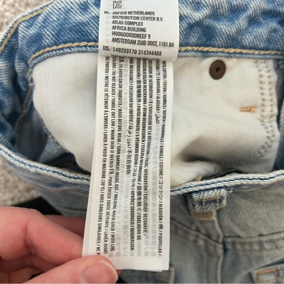 Abercrombie & Fitch Annie High Rise Short Women’s Jean Shorts Size 26/2 - Picture 8 of 11